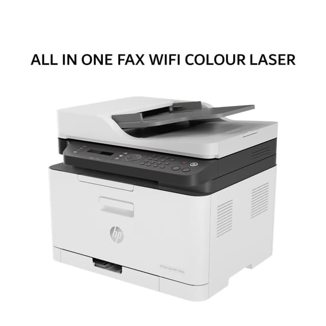 HP ALL IN ONE FAX WIFI COLOUR LASER MFP 179FNW 2Y