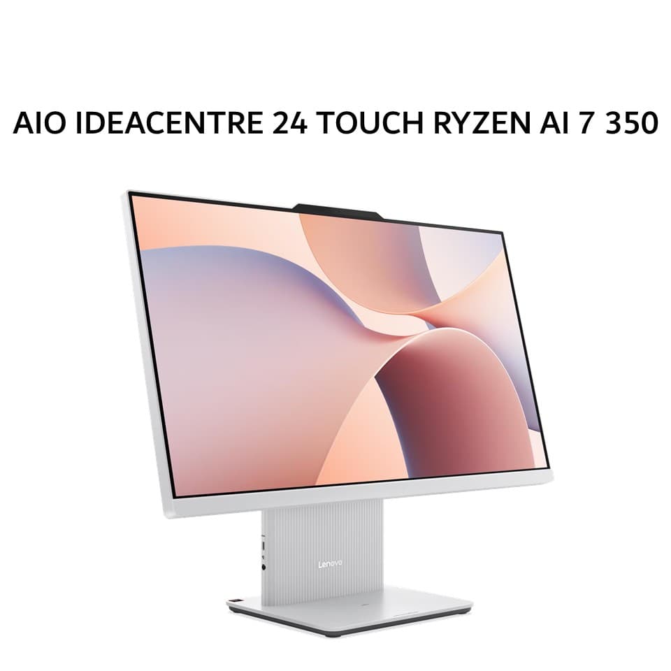 LENOVO AIO IDEACENTRE 24 TOUCH RYZEN AI 7 350 16GB 1TB W11+OHS+M365 23.8FHD IPS 3Y CLOUD GREY -0DID