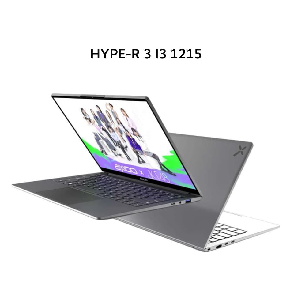 AXIOO HYPE-R 3 I3 1215 12GB 256GB DOS 14.0FHD 1Y+3ADP BLK (1KG)