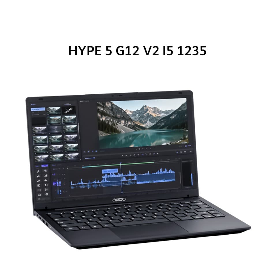 AXIOO HYPE 5 G12 V2 I5 1235 8GB 256GB DOS 14.0 1Y+3ADP BLK