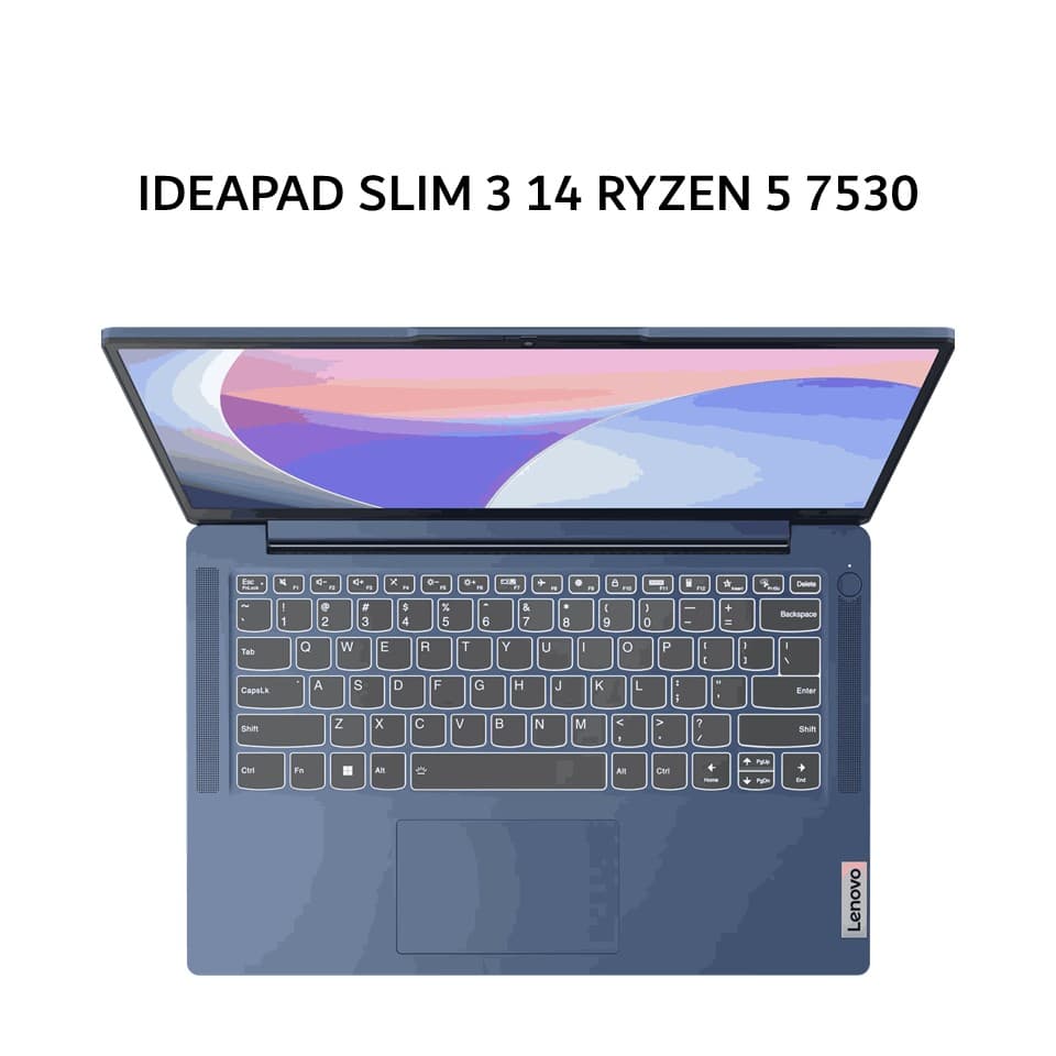 LENOVO IDEAPAD SLIM 3 14 RYZEN 5 7530 8GB 512GB W11+OHS 14.0FHD IPS BLIT 2Y PREM BLU -7CID