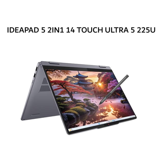 LENOVO IDEAPAD 5 2IN1 14 TOUCH ULTRA 5 225U 16GB 512GB W11+OHS+M365B 14.0WUXGA PEN 2Y+2ADP GRY -61ID