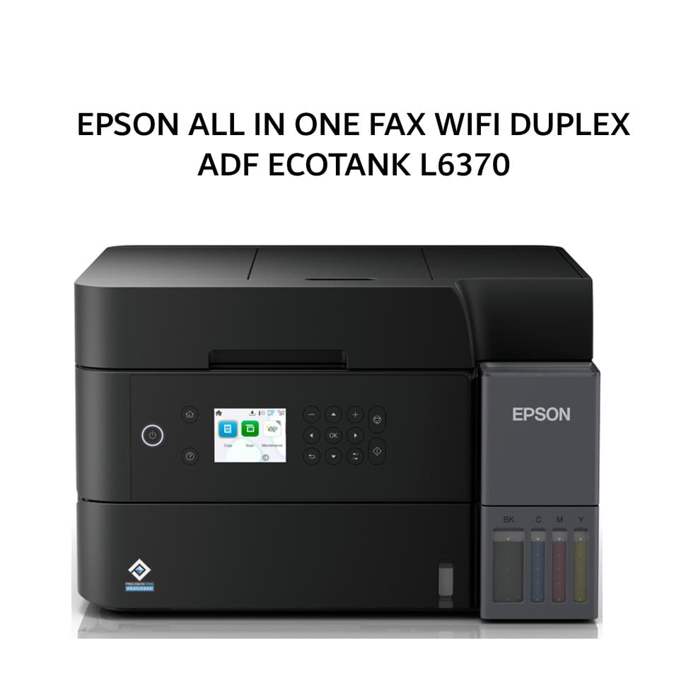 EPSON ALL IN ONE FAX WIFI DUPLEX ADF ECOTANK L6370 2Y