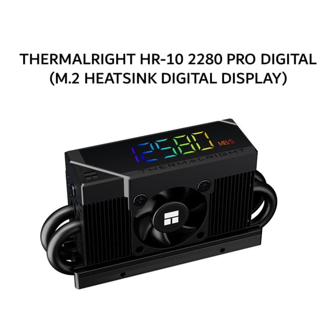 THERMALRIGHT HR-10 2280 PRO DIGITAL (M.2 HEATSINK DIGITAL DISPLAY) BLACK 1Y