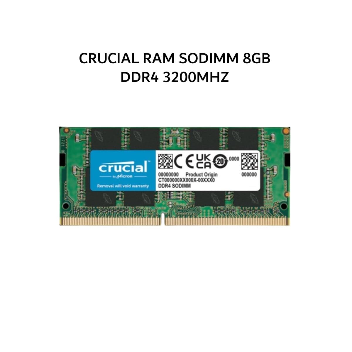 CRUCIAL RAM SODIMM 8GB DDR4 3200MHZ