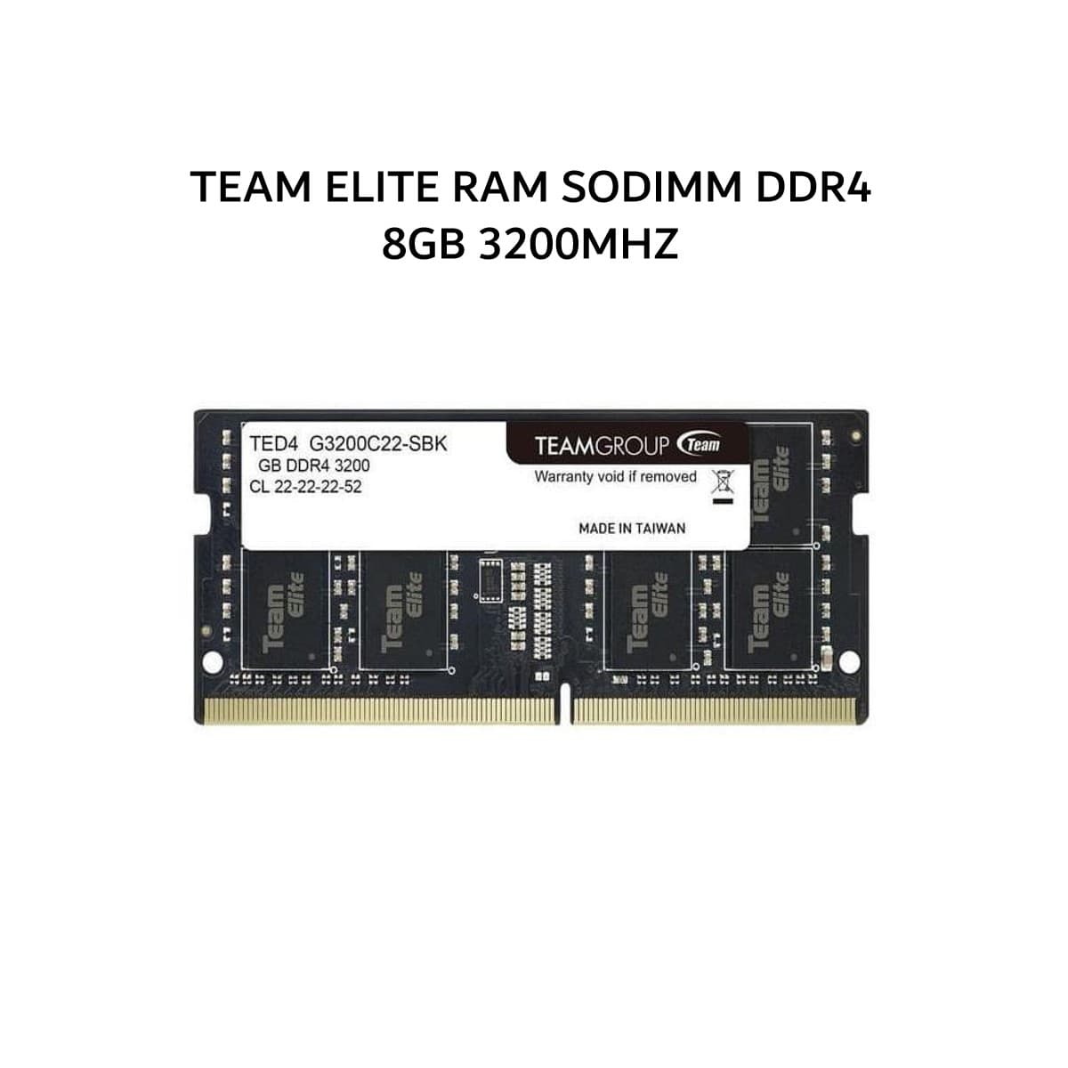 TEAM ELITE RAM SODIMM DDR4 8GB 3200MHZ