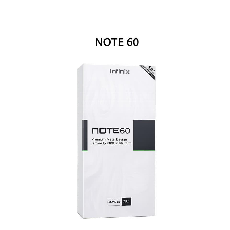 INFINIX NOTE 60 8GB 256GB MIDNIGHT BLACK