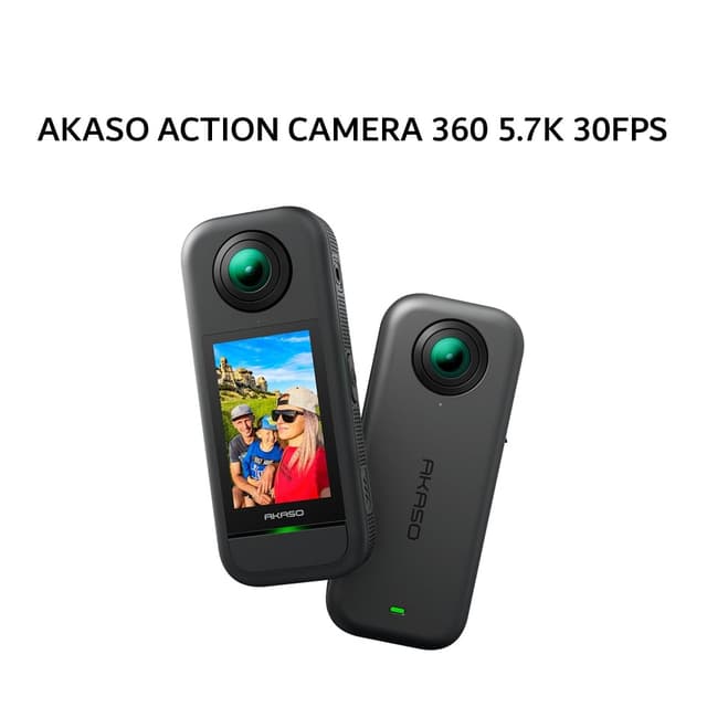 AKASO ACTION CAMERA 360 5.7K 30FPS 72 MP VIDEO N FOTO WEATHERPROOF STANDART MODEL 1Y