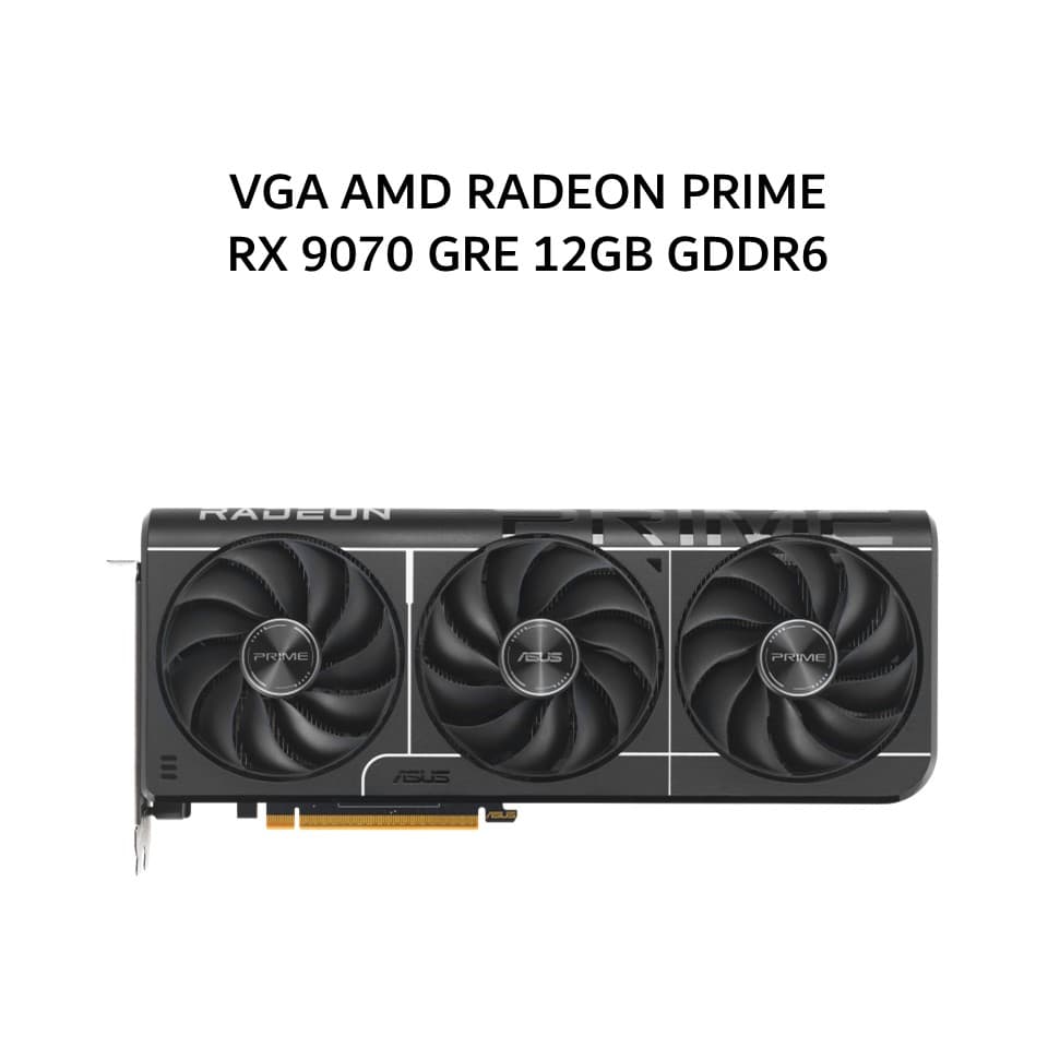 ASUS VGA AMD RADEON PRIME RX 9070 GRE 12GB GDDR6 OC 3Y