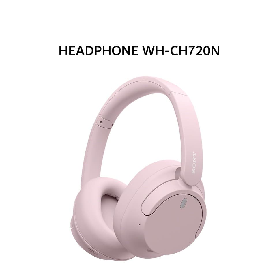 SONY WH-CH720N / WH CH720 BLUETOOTH HEADPHONE - PINK