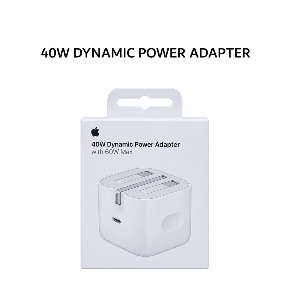 APPLE CHARGER TYPE C 40W DYNAMIC POWER ADAPTER WITH 60W MAX