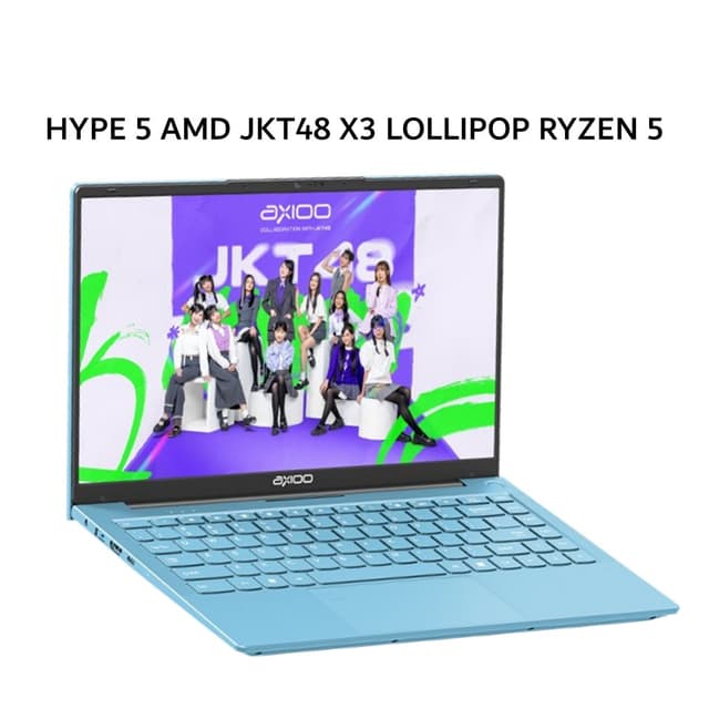 AXIOO HYPE 5 AMD JKT48 X3 LOLLIPOP RYZEN 5 3500 8GB 256GB W11 14.0FHD IPS BLIT BLU