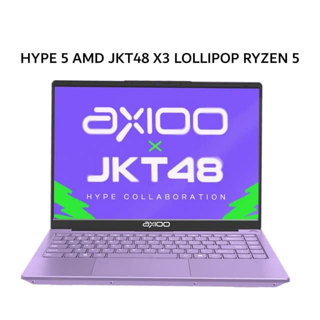AXIOO HYPE 5 AMD JKT48 X3 LOLLIPOP RYZEN 5 3500 8GB 256GB W11 14.0FHD IPS BLIT PURPLE