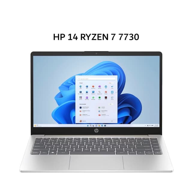 HP 14 RYZEN 7 7730 16GB 512GB W11+OHS+M365B 14.0FHD IPS BLIT 2Y GLD -EM0731AU