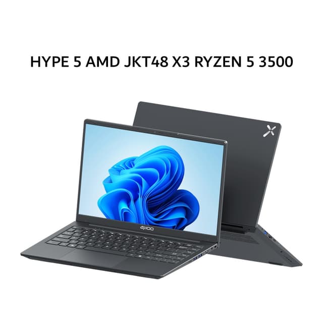 AXIOO HYPE 5 AMD JKT48 X3 RYZEN 5 3500 8GB 256GB DOS 14.0FHD IPS BLIT GRY