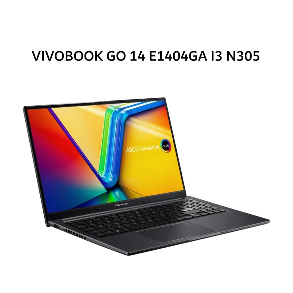 ASUS VIVOBOOK GO 14 E1404GA I3 N305 8GB 256GB W11+OHS+M365B 14.0FHD BLK -FHD3821M