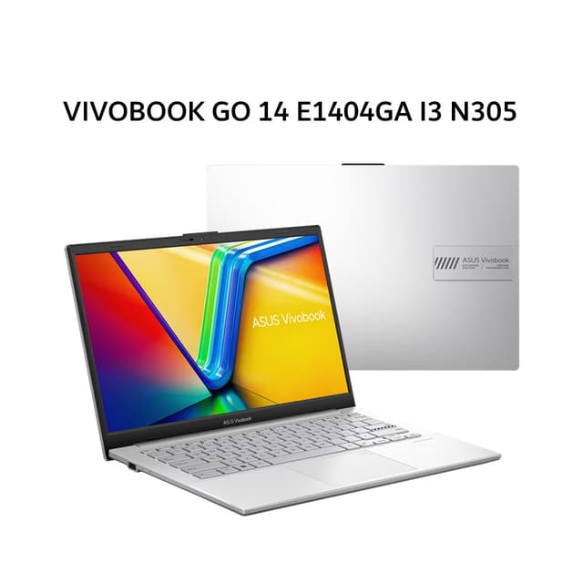 ASUS VIVOBOOK GO 14 E1404GA I3 N305 8GB 256GB W11+OHS+M365B 14.0FHD SLV -FHD3823M