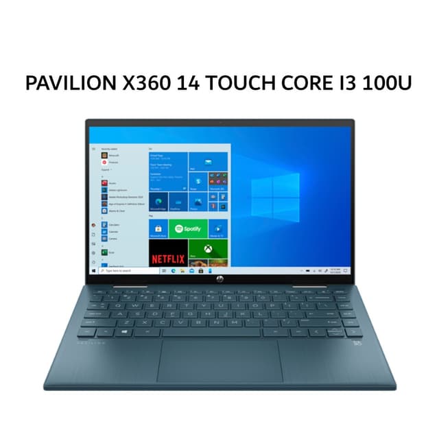 HP PAVILION X360 14 TOUCH CORE I3 100U 8GB 512GB W11+OHS 14.0FHD IPS BLIT PEN 2Y+2ADP BLU -EK2051TU