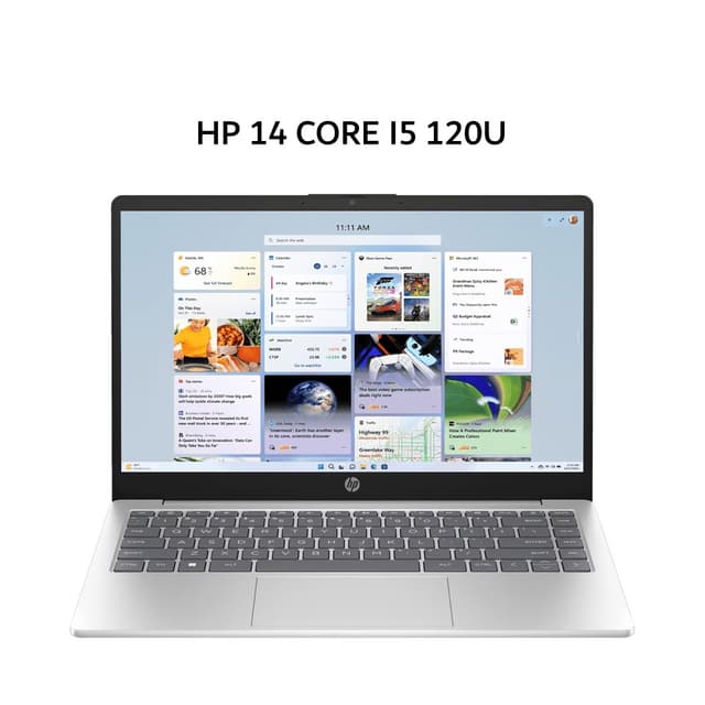 HP 14 CORE I5 120U 16GB 512GB W11+OHS+M365B 14.0FHD COPILOT SLV -EP1155TU