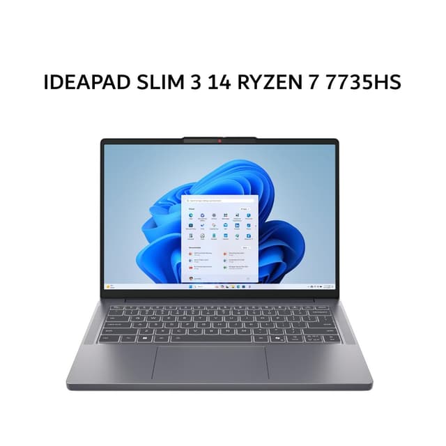 LENOVO IDEAPAD SLIM 3 14 RYZEN 7 7735HS 16GB 512GB W11+OHS+M365B 14.0WUXGA IPS 2 YPREM+2ADP GRY -5MID