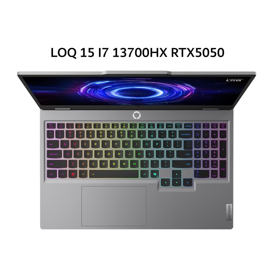 LENOVO LOQ 15 I7 13700HX RTX5050 8GB/ 16GB 512GB W11+OHS+M365B 15.6FHD 144HZ 100SRGB 24ZRGB 2Y PREM+2ADP GRY -QDID