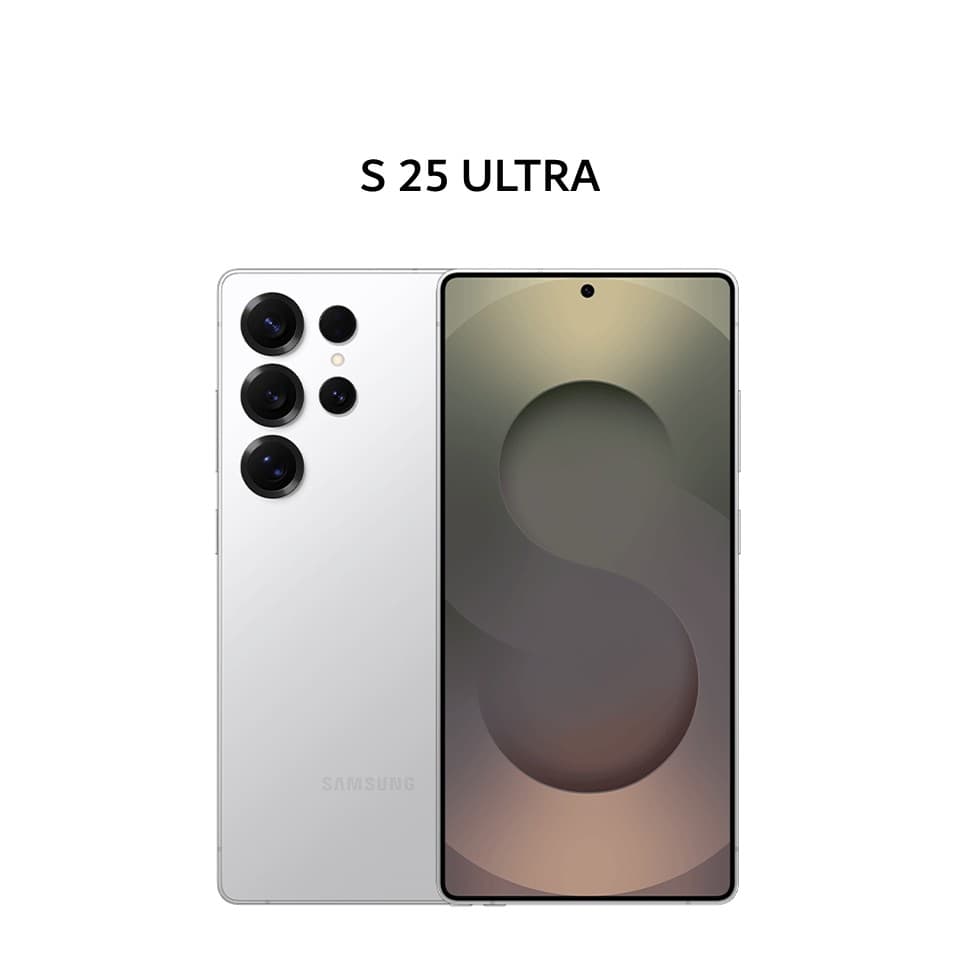 SAMSUNG S 25 ULTRA 12GB 256GB TITANIUM SILVER WHITE