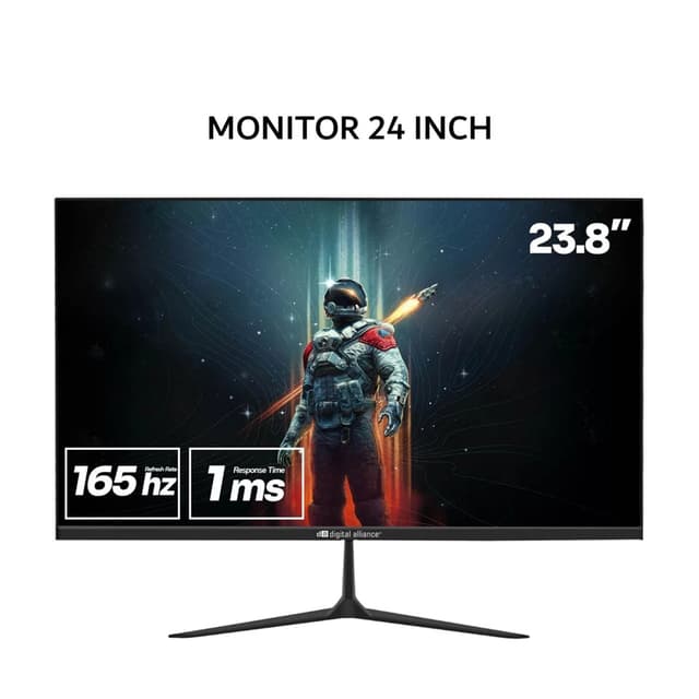 DIGITAL ALLIANCE MONITOR 24 INCH VA FHD 1080P 0.5MS 100HZ VGA HDMI BLACK DA24-BGS2467VA 2Y