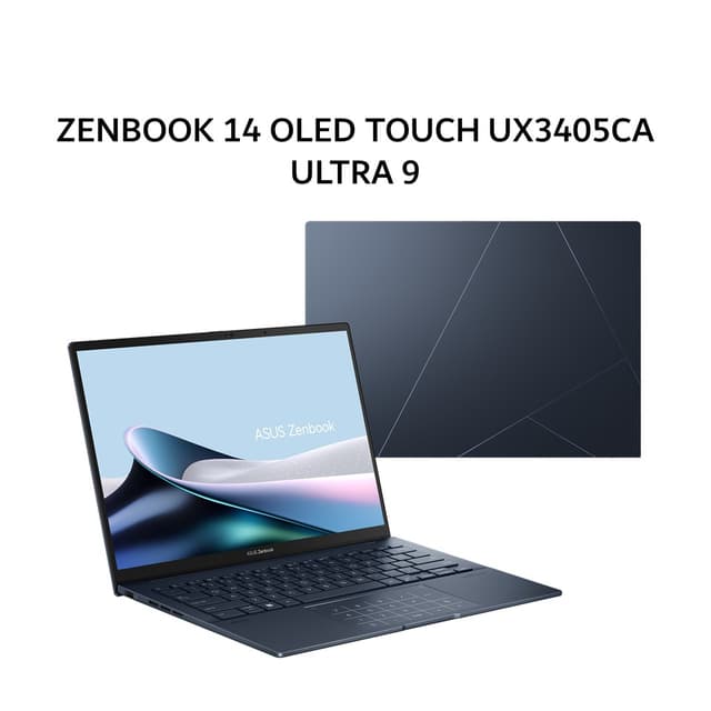 ASUS ZENBOOK 14 OLED TOUCH UX3405CA ULTRA 9 285H 32GB 1TB W11+OHS 14.0 3K 120HZ EVO BLU 3Y -OLEDS9311TM