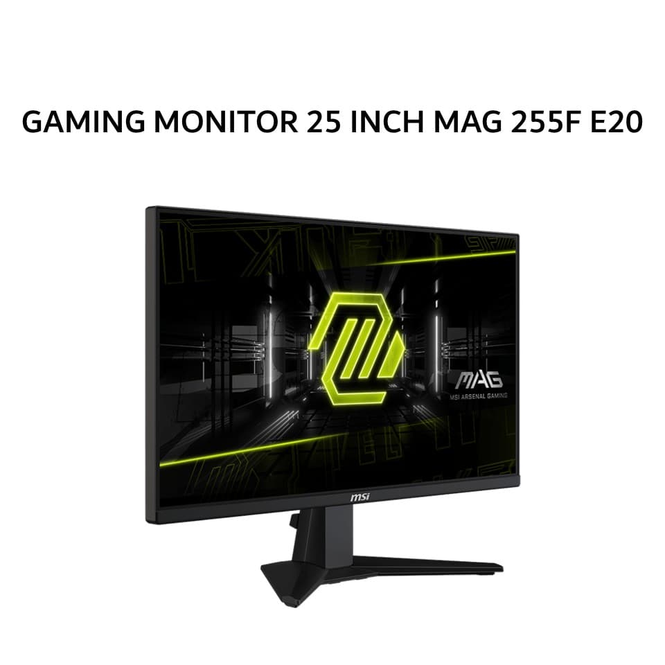 MSI GAMING MONITOR 25 INCH MAG 255F E20 / MAG255F E20 RAPID IPS FHD 1080P 0.5MS 200HZ HDR READY 3Y