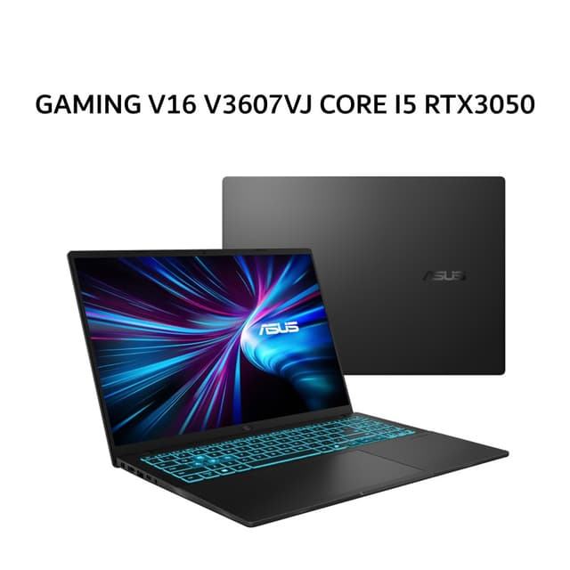 ASUS GAMING V16 V3607VJ CORE I5 210H RTX3050 6GB/ 8GB 512GB W11+OHS+M365B 16.0WUXGA 144Z 2Y BLK -I535B1T-HM