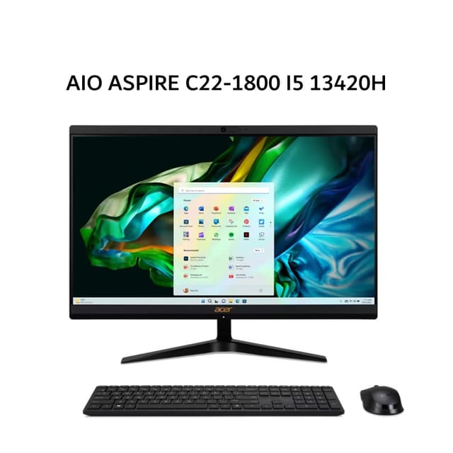 ACER AIO ASPIRE C22-1800 I5 13420H 8GB 512GB W11+OHS 21.5FHD 3Y