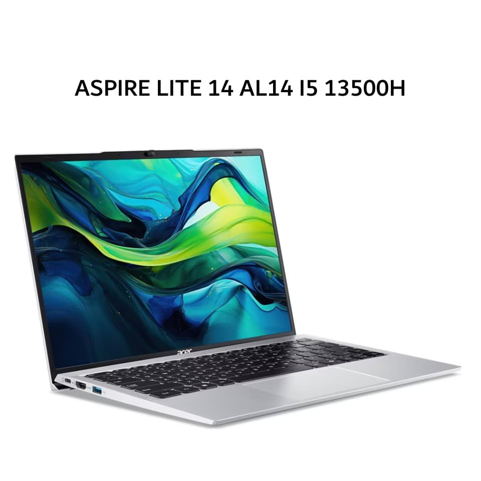 ACER ASPIRE LITE 14 AL14 I5 13500H 8GB 512GB W11+OHS 14.0WUXGA IPS SLV -71P.544E