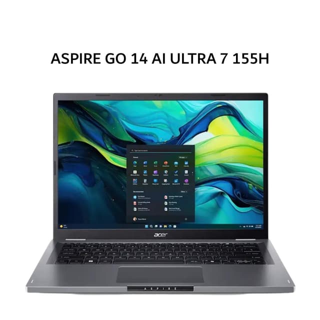 ACER ASPIRE GO 14 AI ULTRA 7 155H 16GB 512GB W11+OHS+M365B 14.0WUXGA 100RGB IPS GRY -71M.7705