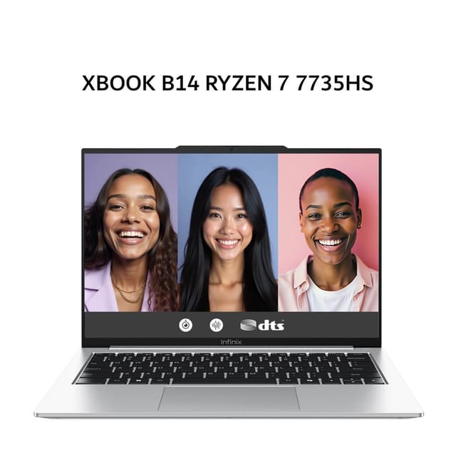 INFINIX XBOOK B14 RYZEN 7 7735HS 16GB 512GB W11 14.0WUXGA IPS 2Y SLV