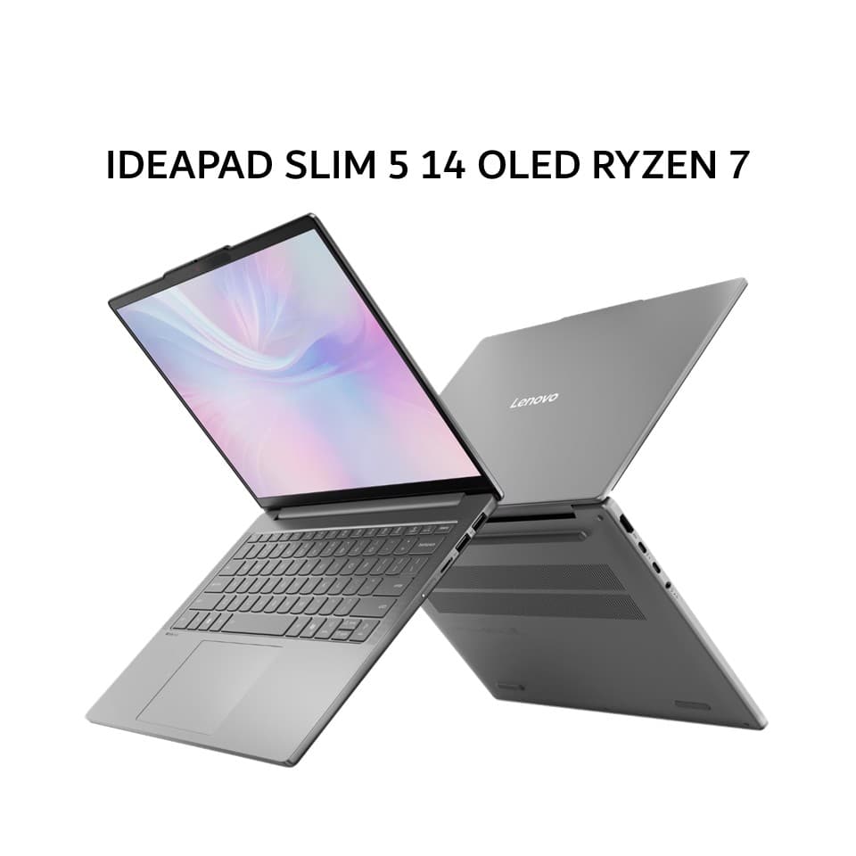 LENOVO IDEAPAD SLIM 5 14 OLED RYZEN 7 8845HS 16GB 512GB W11+OHS+M365B 14.0WUXGA 2Y PREM+ADP GRY -3XID