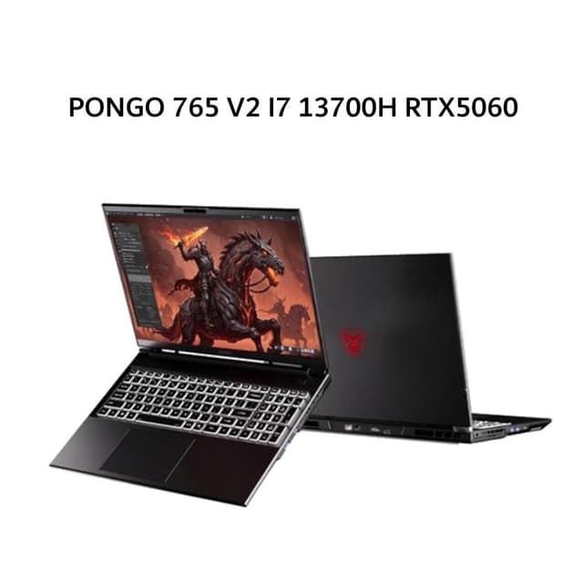 AXIOO PONGO 765 V2 I7 13700H RTX5060 8GB/ 16GB 512GB W11 16.0WUXGA 165HZ 100SRGB RGB 3Y GRY