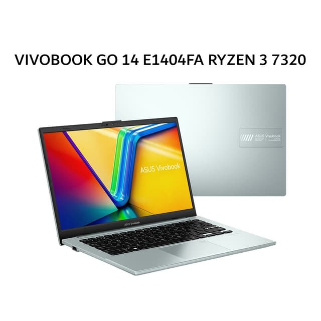 ASUS VIVOBOOK GO 14 E1404FA RYZEN 3 7320 8GB 256GB W11+OHS+M365B 14.0FHD VIPS GRY -VIPS3822M