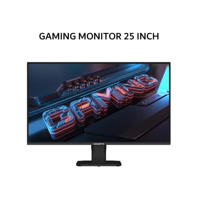 GIGABYTE GAMING MONITOR 25 INCH SS IPS FHD 1080P 1MS 240HZ GS25F2A HDR10 TILT 3Y