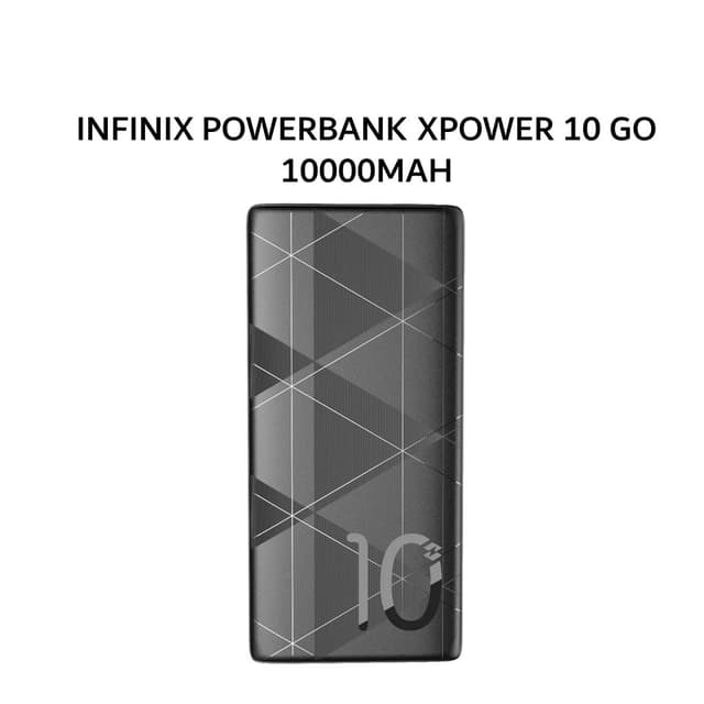 INFINIX POWERBANK XPOWER 10 GO 10000MAH 12W BLACK