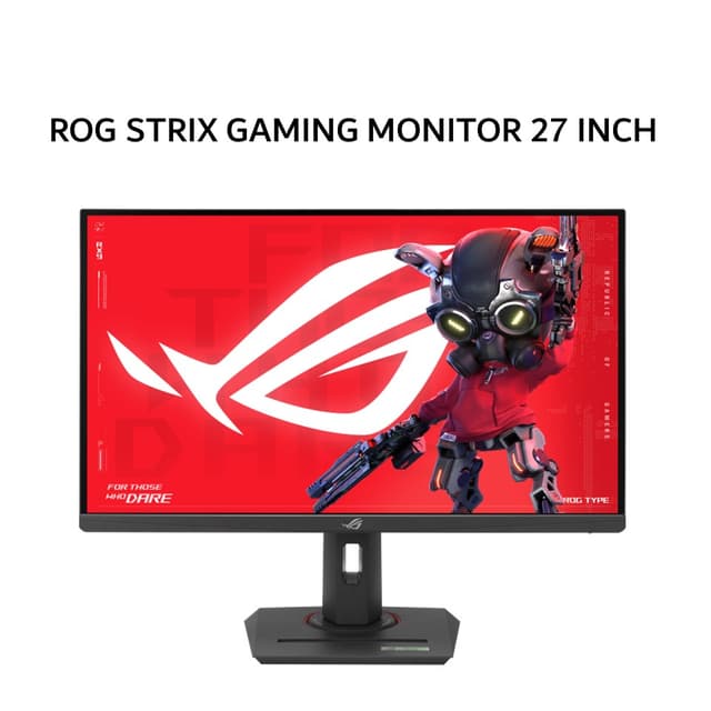 ASUS GAMING MONITOR 27 INCH ROG STRIX XG27ACMES FAST IPS QHD 2K 1440P 0.03MS 255HZ DISPLAYHDR 400 ERGONOMIC USB-C 1Y PERFECT PIXEL+3Y