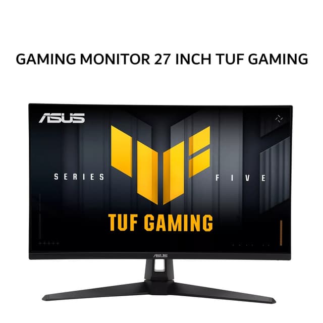 ASUS GAMING MONITOR 27 INCH TUF GAMING VG27AQM5A FAST IPS QHD 2K 1440P 0.3MS 300HZ HDR400 ERGONOMIC 3Y