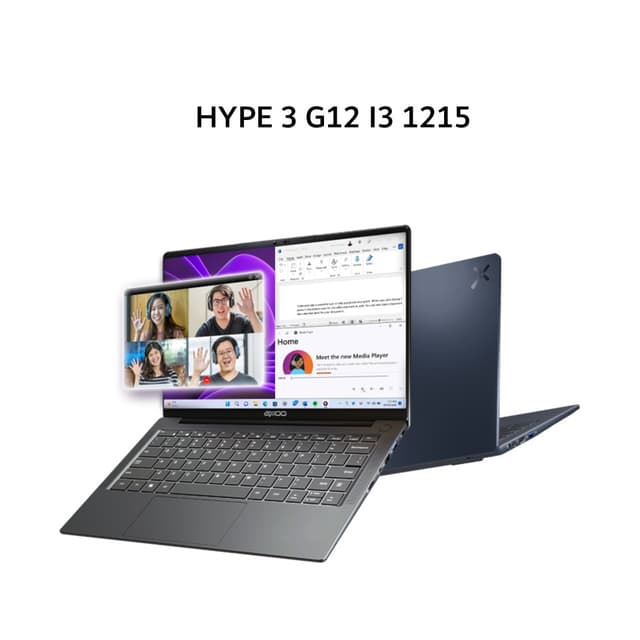 AXIOO HYPE 3 G12 I3 1215 8GB 256GB DOS 14.0FHD IPS HDMI GRY