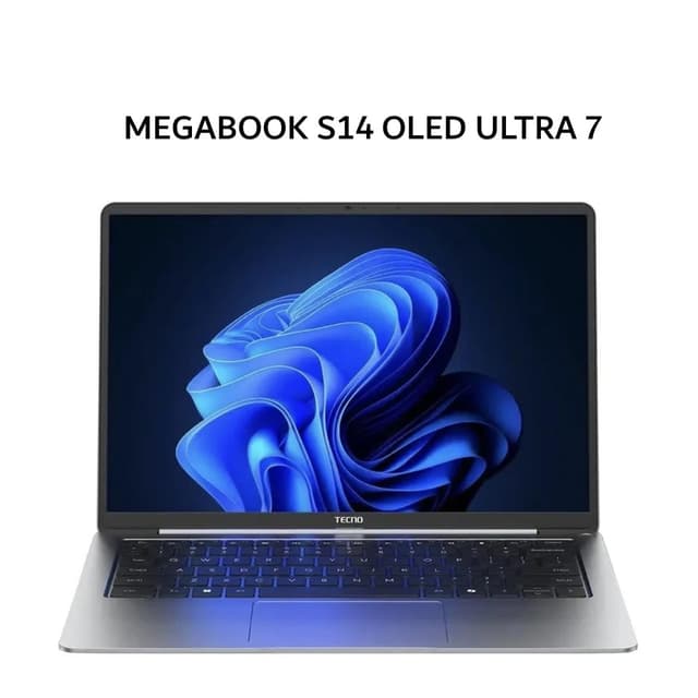 TECNO MEGABOOK S14 OLED ULTRA 7 155H 16GB 1TB W11 14.0 2.8K 120HZ 899GRAM 2Y SPACE GRY