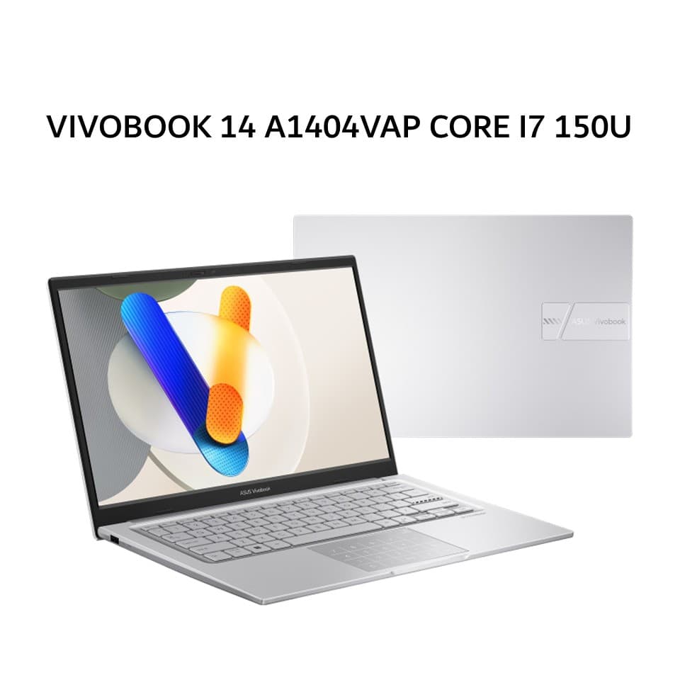 ASUS VIVOBOOK 14 A1404VAP CORE I7 150U 8GB 512GB W11+OHS+M365B 14.0FHD BLIT VIPS SLV -VIPS7856M