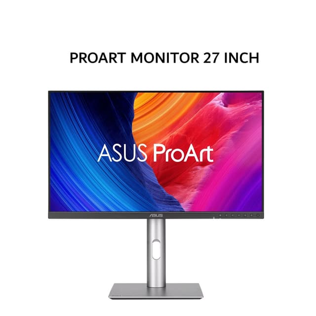 ASUS PROART MONITOR 27 INCH PA27JCV IPS 5K 2880P IPS 5MS 60HZ USB C SWIVEL HEIGHT HDR10 SPEAKER 3Y