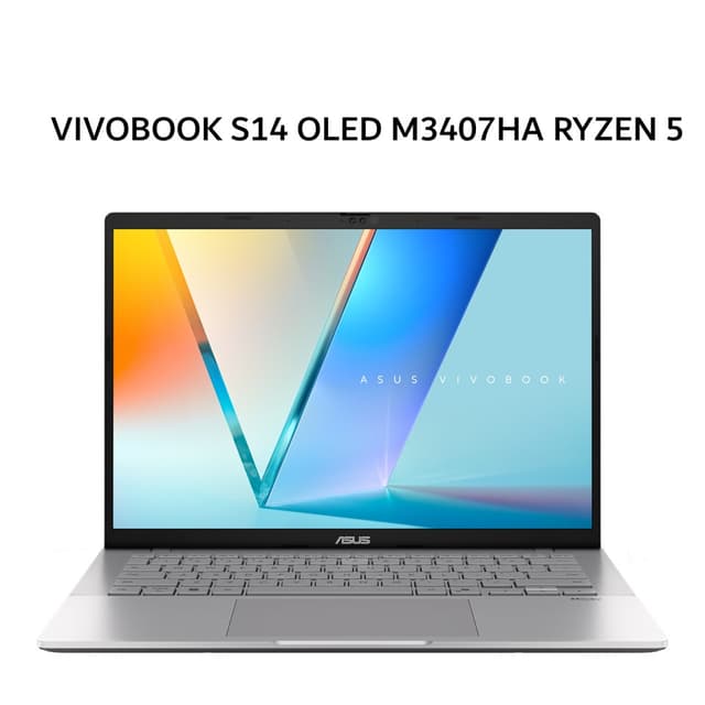 ASUS VIVOBOOK S14 OLED M3407HA RYZEN 5 220 16GB 1TB W11+OHS+M365B 14.0WUXGA SLV -OLED5112M