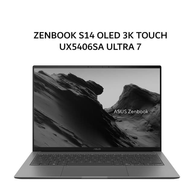 ASUS ZENBOOK S14 OLED 3K TOUCH UX5406SA ULTRA 7 258V 32GB 1TB W11+OHS+M365B 14.0 3K 120HZ GRY 3Y -OLEDS7311TM