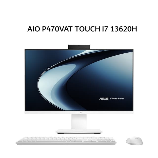 ASUS AIO P470VAT TOUCH I7 13620H 16GB 512GB W11+OHS 27.0FHD 2Y WHT -W7151WS