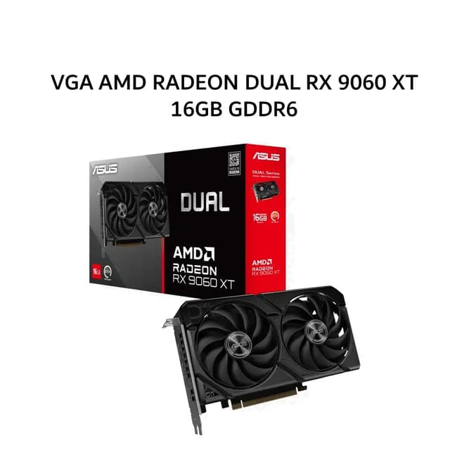 ASUS VGA AMD RADEON DUAL RX 9060 XT 16GB GDDR6 3Y