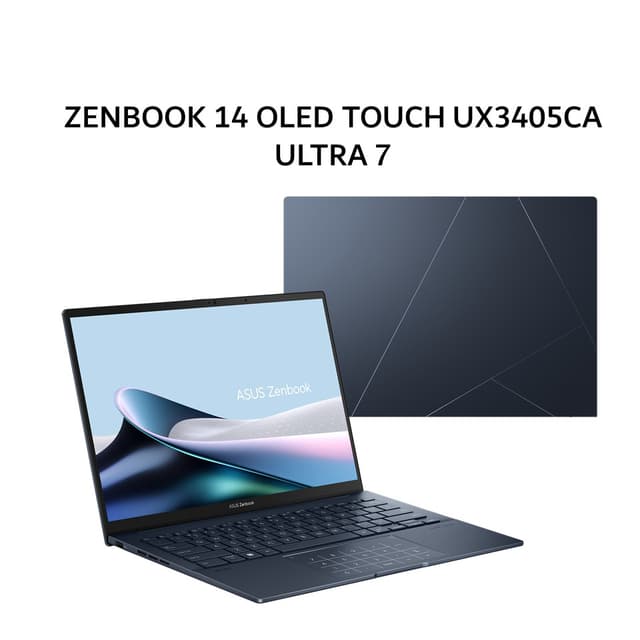 ASUS ZENBOOK 14 OLED TOUCH UX3405CA ULTRA 7 255H 32GB 1TB W11+OHS+M365B 14.0WUXGA BLU 3Y -OLED7313TM